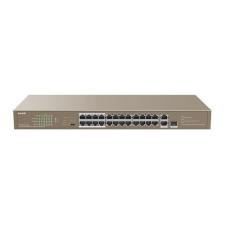 Tenda TEF1126P-24-250WV2.0 Rackmount Switch With 24-Port PoE+ hub és switch