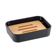 Tendance BAMBOOSQUARE SZAPPANTARTÓ FEKETE fürdőszoba kiegészítő