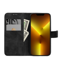 TENDER könyvtok XIAOMI Redmi 12C fekete tok és táska