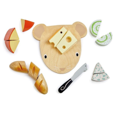 Tender Leaf Cheese Chopping Board Szeletelhető fa sajt szett konyhakészlet