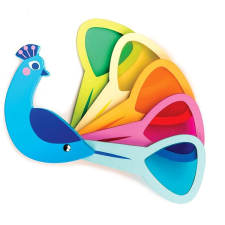 Tender Leaf Optická hračka s barvami Peacock Colours kreatív és készségfejlesztő