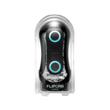 Tenga Flip Orb Strong - extra erős szuper maszturbátor (türkiz-fekete) maszturbátor