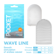Tenga Pocket Stroker Wave Line maszturbátor egyéb erotikus kiegészítők férfiaknak