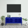  Tengerészkék acél TV-szekrény 105 x 35 x 50 cm