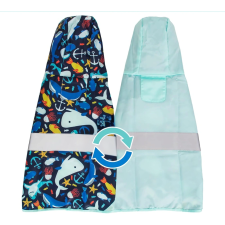  Tengeri mintás kifordítható esőkabát, L-es kutyaruha