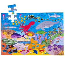 tengeri világ padlópuzzle gyerekeknek - 48 darab puzzle, kirakós