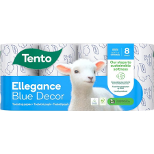 TENTO Ellegance Blue Decor (8 db) higiéniai papíráru