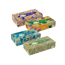 TENTO flat dobozos papír zsebkendő többféle változatban 100lap 2rétegű higiéniai papíráru