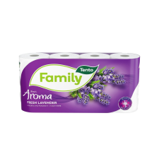 TENTO TENTO toalettpapír Family Fresh Lavender 2 rétegű 8 tekercses higiéniai papíráru