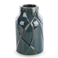  Teo kerámia váza Türkiz 14x14x22 cm dekoráció