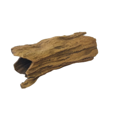  Tépett fatuskó, dekoráció L - 6x15 cm akvárium dekoráció