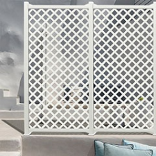  - Térelválasztó panel - dekorpanel Classic (100x200cm) fehér kerti bútor