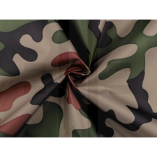  Terepmintás anyag ezüst PU bevonattal dekorációs kellék