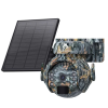  Térfigyelő kamera, 4G, 3MP, 355°-os elforgatás, 90°-os döntés, napenergia, videó, kétirányú hang, éjjellátó, mozgásérzékelés, álcázás