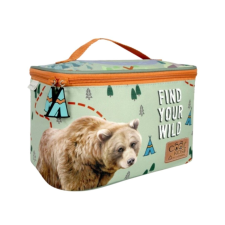  Termál ebédlőtáska, Perletti, 15x15x23 cm, Medve modell, Cool Kids kollekció uzsonnás doboz