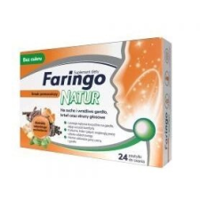 Természetes Faringo, narancs ízű, 24 szopogatós tabletta gyógyhatású készítmény