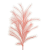  Természetes hatású mű pampafű ág rózsaszín árnyalatban