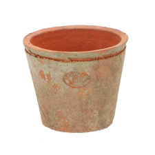Terrakotta cserép, 12 cm átmérőjű kerti tárolás