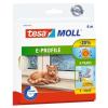 Tesa Ajtó- és ablaktömítő szalag, 9 mm x 6 m, TESA "tesamoll® E profil", fehér