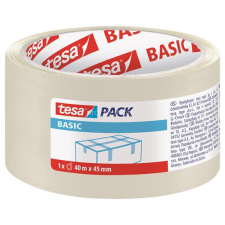Tesa Csomagolószalag, 45 mm x 40 m, TESA &quot;tesapack® Basic&quot;, átlátszó ragasztószalag