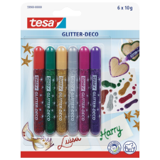 Tesa Glitter-deco glitteres dekorációs toll őszi színek 6 db dekoráció