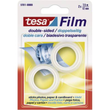 Tesa Kétoldalas ragasztószalag (H x Sz) 7.5 m x 12 mm átlátszó TESA Tesafilm® 57911 (57911) ragasztószalag