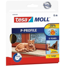 Tesa moll Gumi tömítés, barna, P profil, 25 m víz-, hő- és hangszigetelés