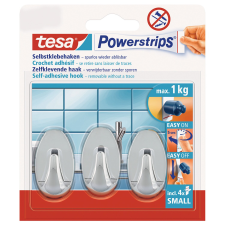 Tesa Powerstrips kicsi ovális akasztó fürdőszoba kiegészítő