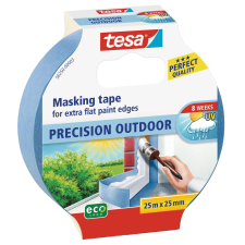 Tesa Precision festőszalag kültéri kék 25 m x 25 mm ragasztószalag és takarófólia