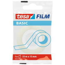Tesa Ragasztószalag, 15 mm x 33 m, TESA Basic, átlátszó (TE58542) ragasztószalag