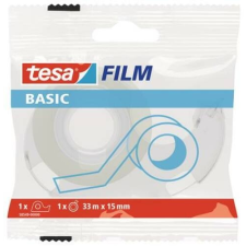 Tesa Ragasztószalag adagolón, 15 mm x 33 m, TESA "Basic", átlátszó ragasztószalag