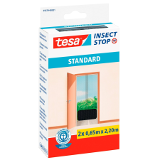 Tesa Standard szúnyogháló ajtóra tépőzáras antracit 2 x 65 cm x 220 cm szúnyogháló