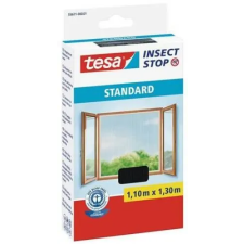Tesa Szúnyogháló, ablakra, tépőzáras, 1,1 x 1,3 m, TESA, antracit szúnyogháló