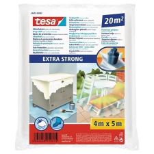 Tesa Takarófólia, lépésálló, extra erős, 5 m x 4 m, TESA "Extra Strong" ragasztószalag és takarófólia