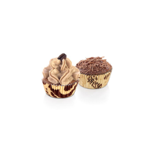 Tescoma DELÍCIA 100 db kávé mintás 4 cm-es muffinpapír sütés és főzés