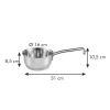 Tescoma GrandCHEF nyeles lábas ø 16 cm, 1,25 l