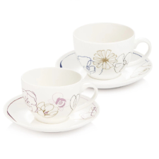 Tescoma myCOFFEE csésze csészealjjal, 2 db, Blossoms bögrék, csészék