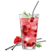 Tescoma myDRINK Rozsdamentes acél szívószál, 4 db, tisztítókefével