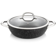 Tescoma PRESIDENT Stone Serpenyő fedővel, 26 cm átmérő edény
