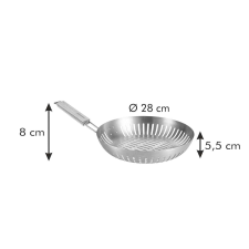Tescoma PRIVILEGE Grillserpenyő ¤ 28 cm kerti sütés és főzés