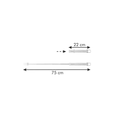 Tescoma PRIVILEGE Teleszkópos villa 75 cm kerti sütés és főzés