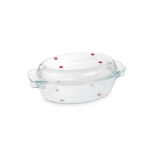 Tescoma Tescoma GrandCHEF ovális sütőedény fedővel 35 × 21cm, üveg edény