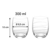 Tescoma UNO VINO Vista Pohár 300 ml, 2 db üdítős pohár