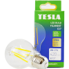 Tesla Lighting Tesla Filament A class, E27, 2W, 420lm, 2700K meleg fehér, 360°, átlátszó, 230V, 25000 óra