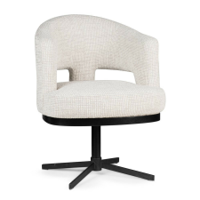  TESSA Forgó Fotel HR Hab Fehér Texturált bútor