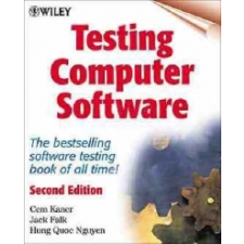  Testing Computer Software – Cem Kaner idegen nyelvű könyv
