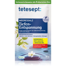 Tetesept Sea Bath Salt Deep Relax nyugtató fürdősó 80 g tusfürdők
