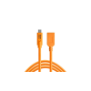 Tether Tools TetherPro USB C - USB aljzat 4.6m narancs (CUCA415)