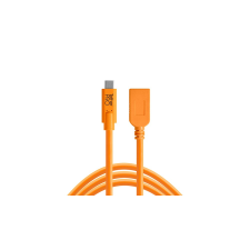Tether Tools TetherPro USB C - USB aljzat 4.6m narancs (CUCA415) fényképező tartozék