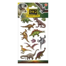  Tetoválás - Dinoszaurusz csillámtetoválás